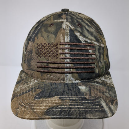 USA Flag Totaline Strapback Hat Camo One Size Adjustable Hunting Outdoor