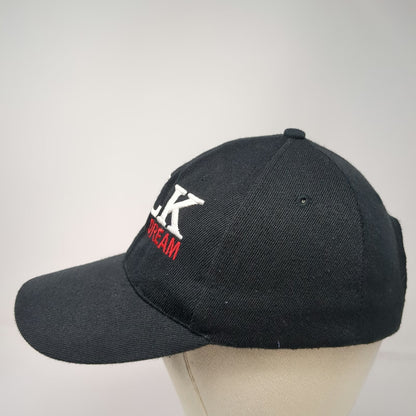 Baseball Cap Black One Size MLK I Have A Dream Embroidered Strapback Cotton Hat