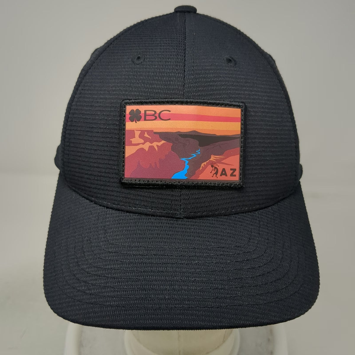 Black Clover Baseball Cap Black M Arizona Grand Canyon Live Lucky Flexfit hat
