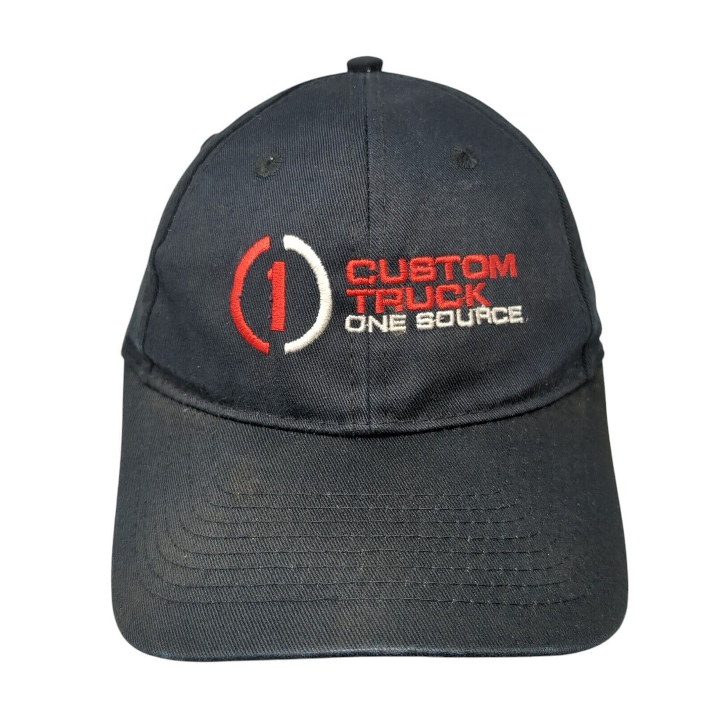 Custom Truck One Source Strapback Hat Black One Size Port & Company