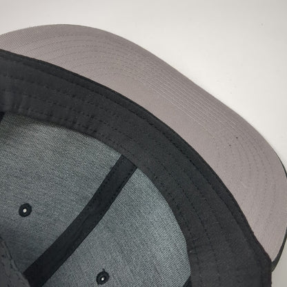 OTTO Trucker Hat Black One Size Stitchx Embroidery Screenprinting Mesh Flat Brim
