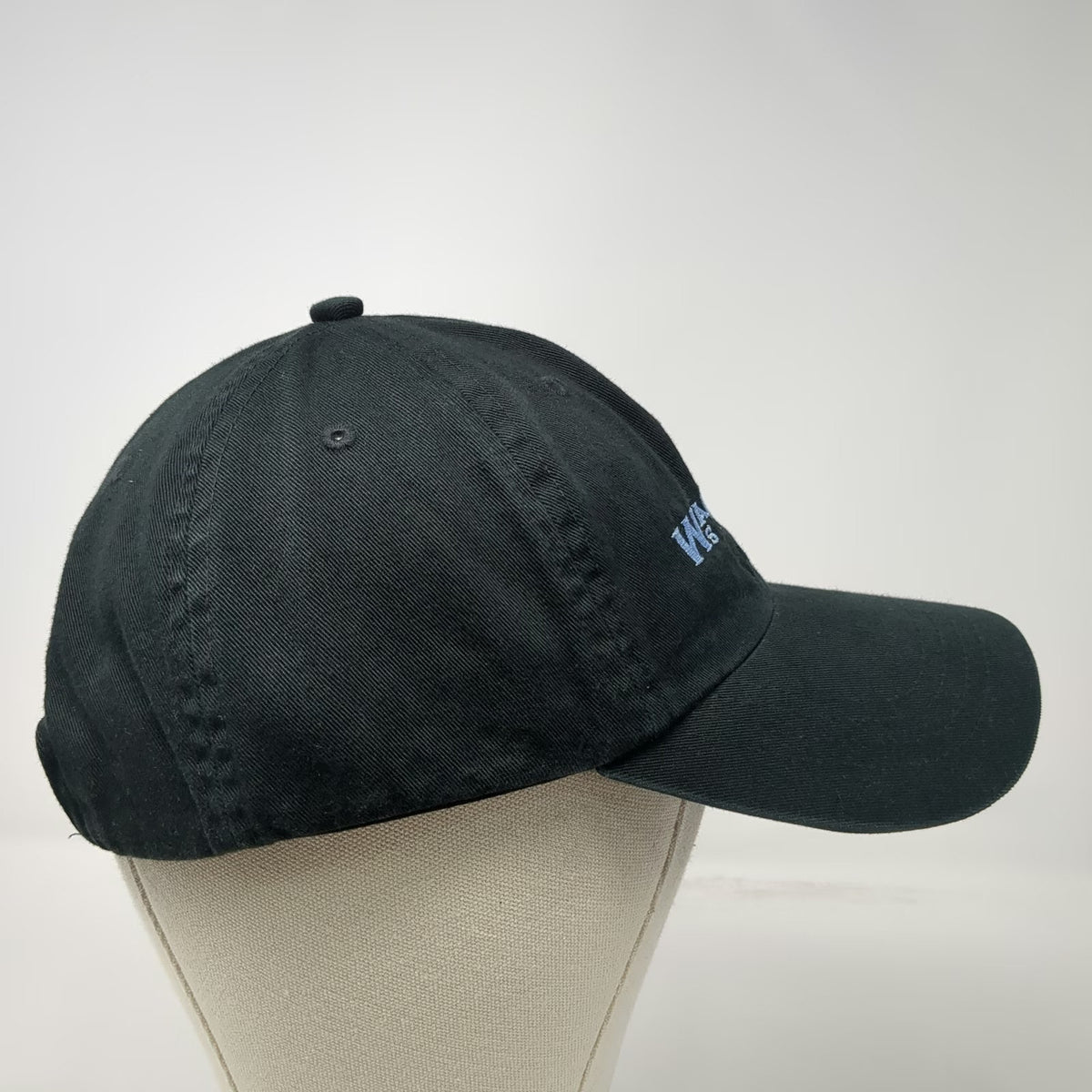 HIT WEAR Baseball Cap Black One Size Wainscott Studios Cotton Strapback Hat Logo