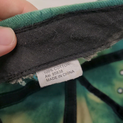 Unbranded Tie Dye Slideback Hat Multi One Size 6 Panel Vent Holes