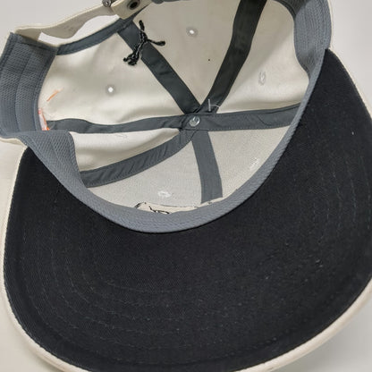 Puma Baseball Cap White One Size Adjustable Hat Script Patch Embroidered Logo