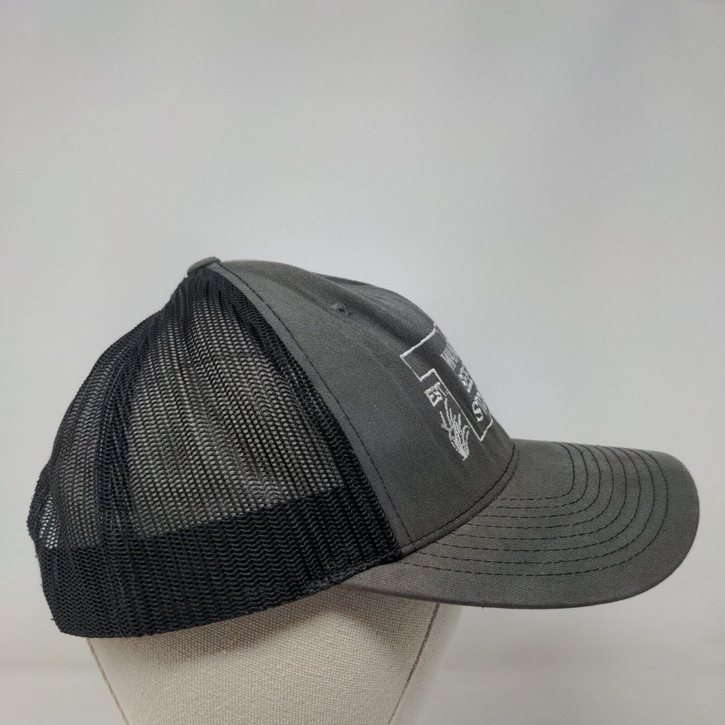 Wand Seed Store Snapback Mesh Back Trucker Hat Gray One Size Richardson