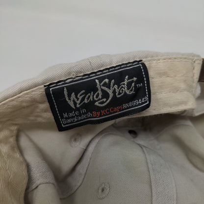 South Carolina Palmetto Tree Moon Slideback Hat Tan One Size Embroidered