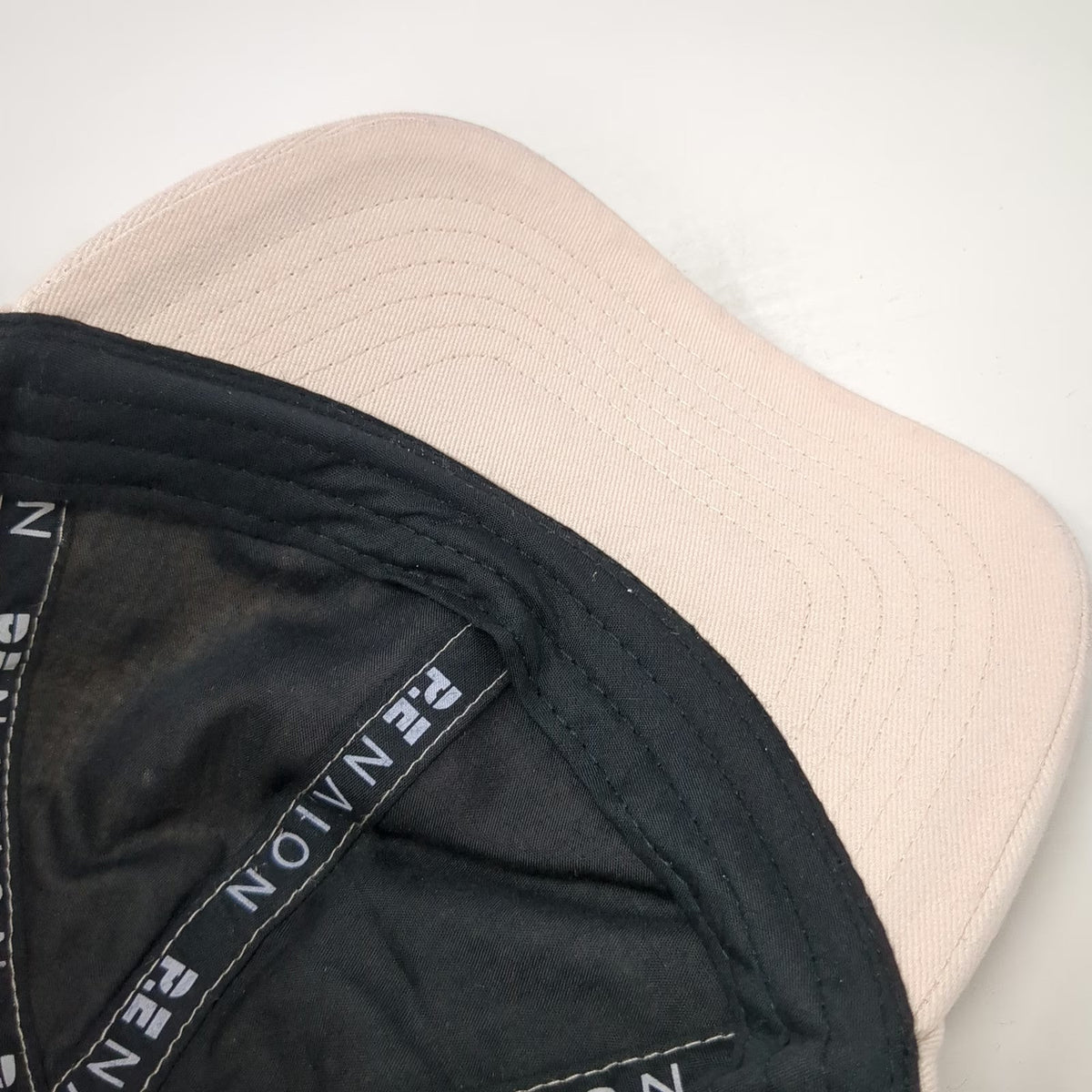 P.E Nation Baseball Cap Beige One Size Embroidered Logo Strapback Worldwide Hat