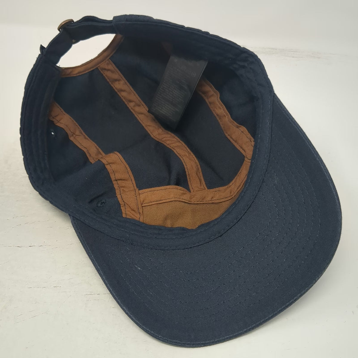 Rab 5 Panel Blue One Size Hat Organic Cotton Slideback Contrast Front Panel