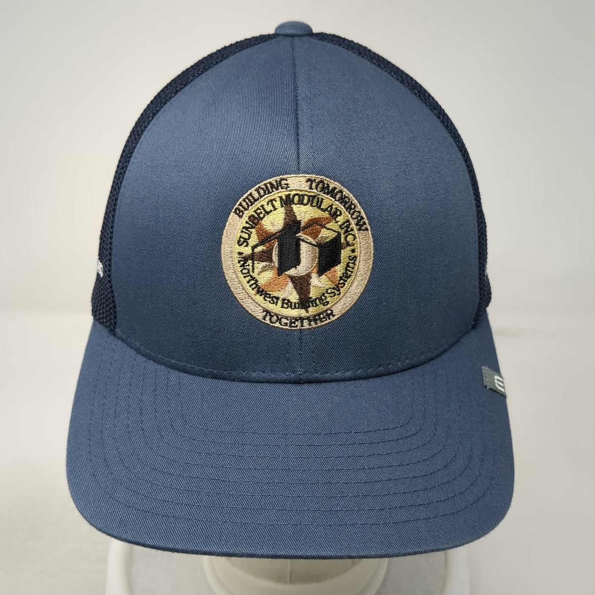 TravisMathew Trucker Hat Blue One Size Snapback Flexfit 110 Sunbelt Modular