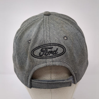 Phil Meador's Courtesy Ford Lincoln Strapback Hat Gray One Size Adjustable
