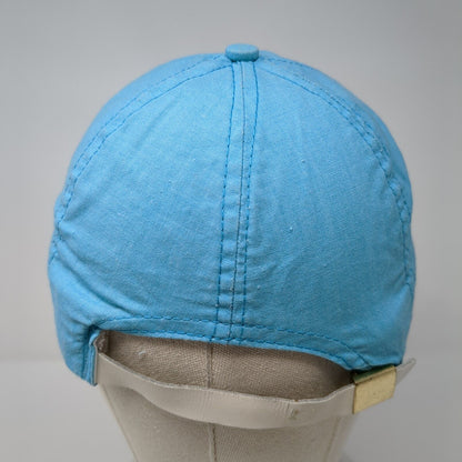 Zion National Park Slideback Hat Blue OSFA Adjustable Leather Strap