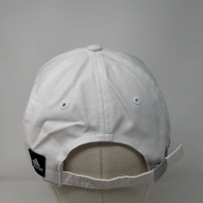 CSL Behring Slideback Hat White OSFM Adjustable Vent Holes Adidas