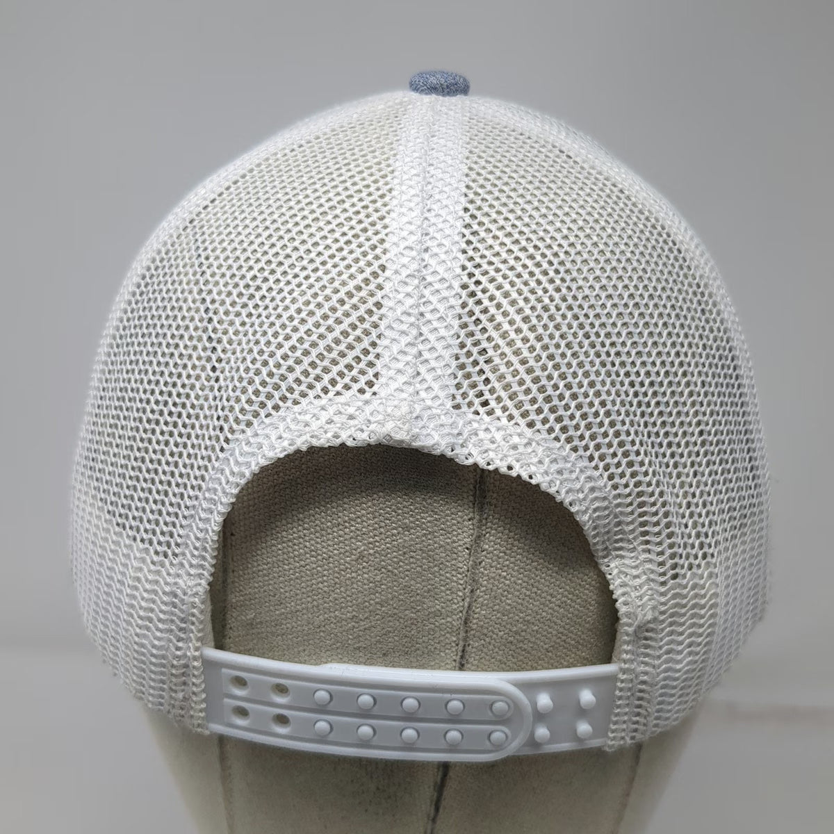 Fahrenheit Trucker Hat Blue One Size Sumter Utilities Quanta Services Heathered