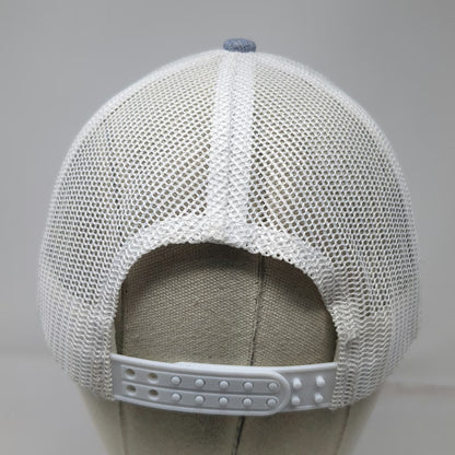 Fahrenheit Trucker Hat Blue One Size Sumter Utilities Quanta Services Heathered