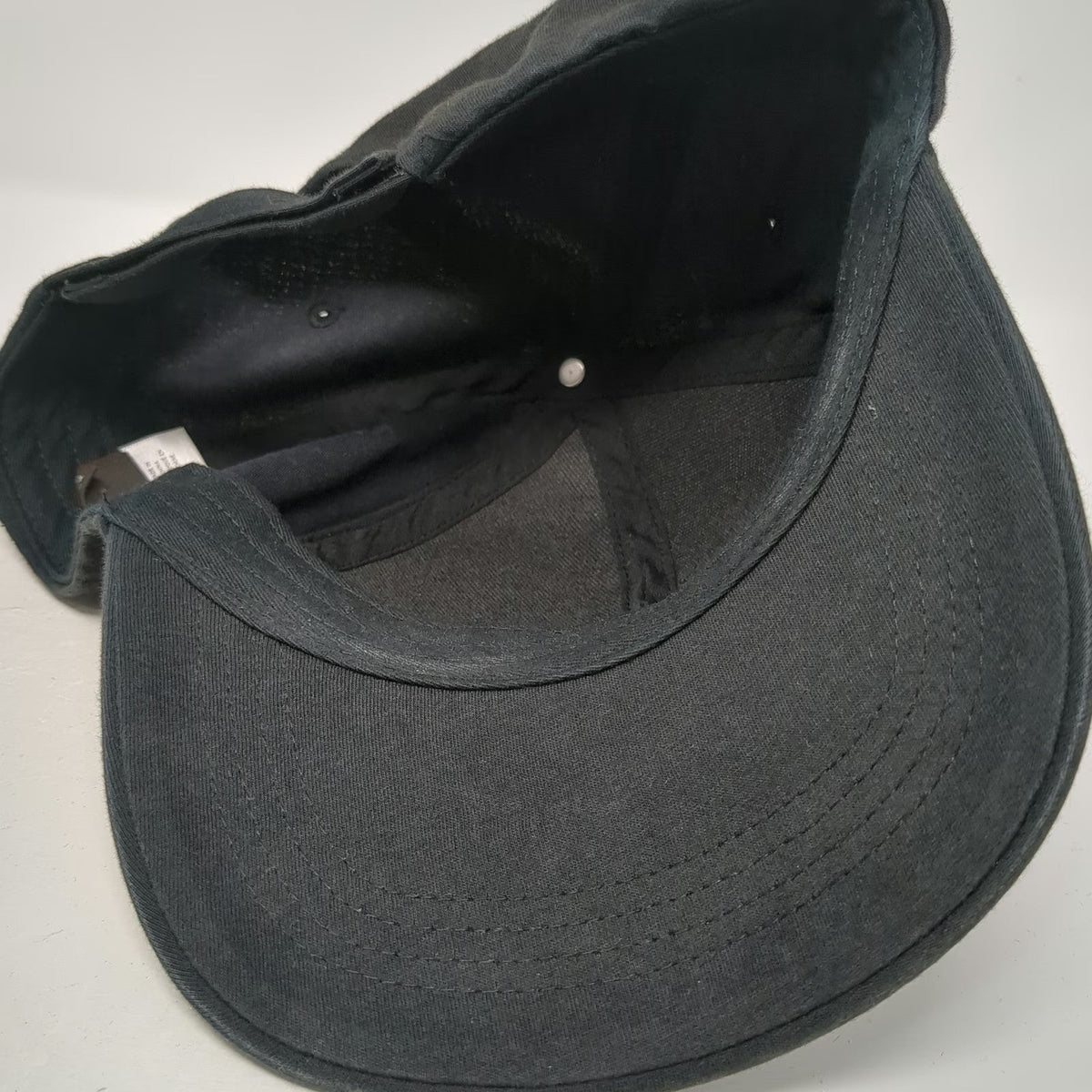 free press Baseball Cap Black One Size Strapback Solid Blank Hat Curved Brim
