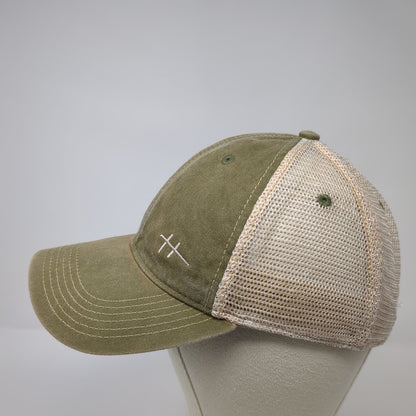 WWSD Snapback Trucker Hat Green OS Adjustable Embroidered Mesh Back Headmost
