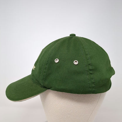 KC Caps John Deere Baseball Cap Green One Size Hat Slideback Logo Sandwich Brim