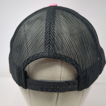 Richardson Ditch Witch of The Rockies Pink Black Trucker Hat One Size Snapback