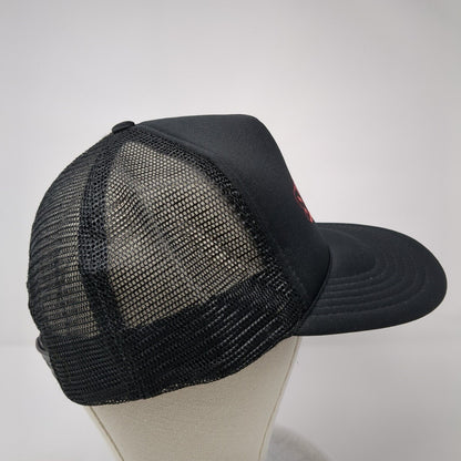 Shooting Times Snapback Rope Trucker Hat Black One Size Mesh Back KC