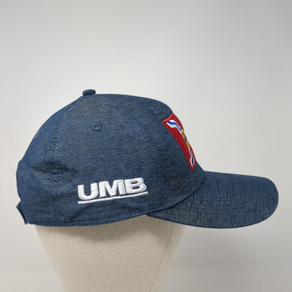 Flag of St. Louis Strapback Hat Blue OS Adjustable Mid Fit Embroidered Ahead