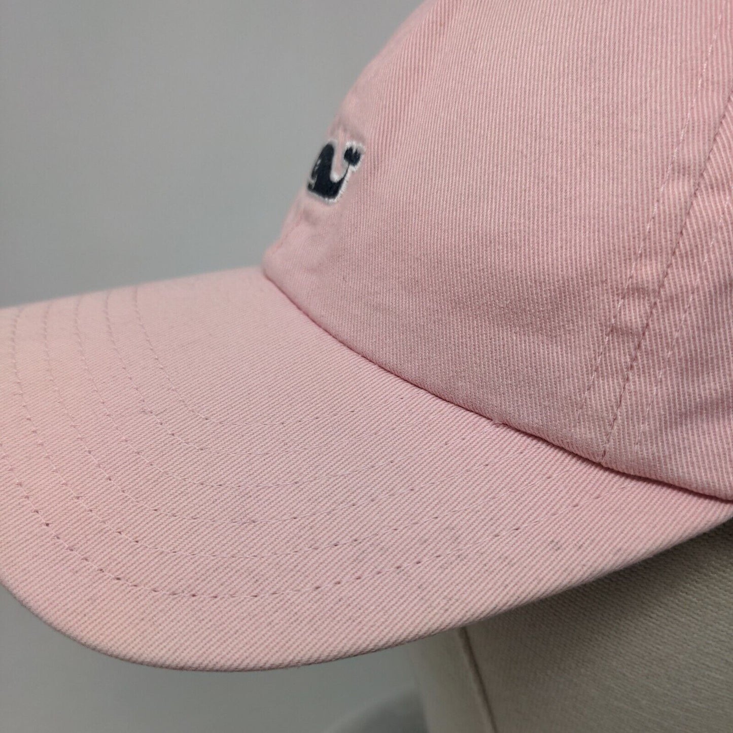 Vineyard Vines Whale Slideback Hat Pink One Size Solid Embroidered
