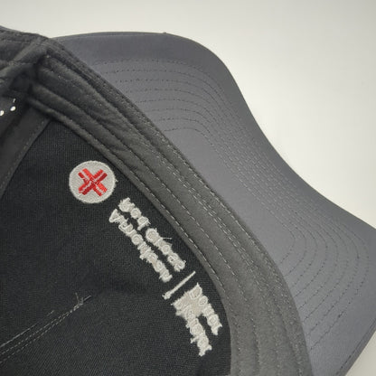 American Red Cross Baseball Cap Gray One Size Adjustable Embroidered 6 Panel