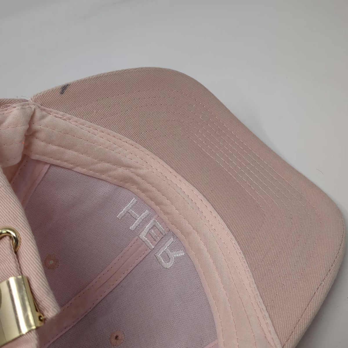 Burberry Baseball Cap Pink One Size HER Embroidery Slideback Hat Cotton Promo
