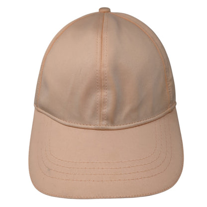 Unbranded Slideback Baseball Cap Orange One Size Adjustable Lightweight Blank
