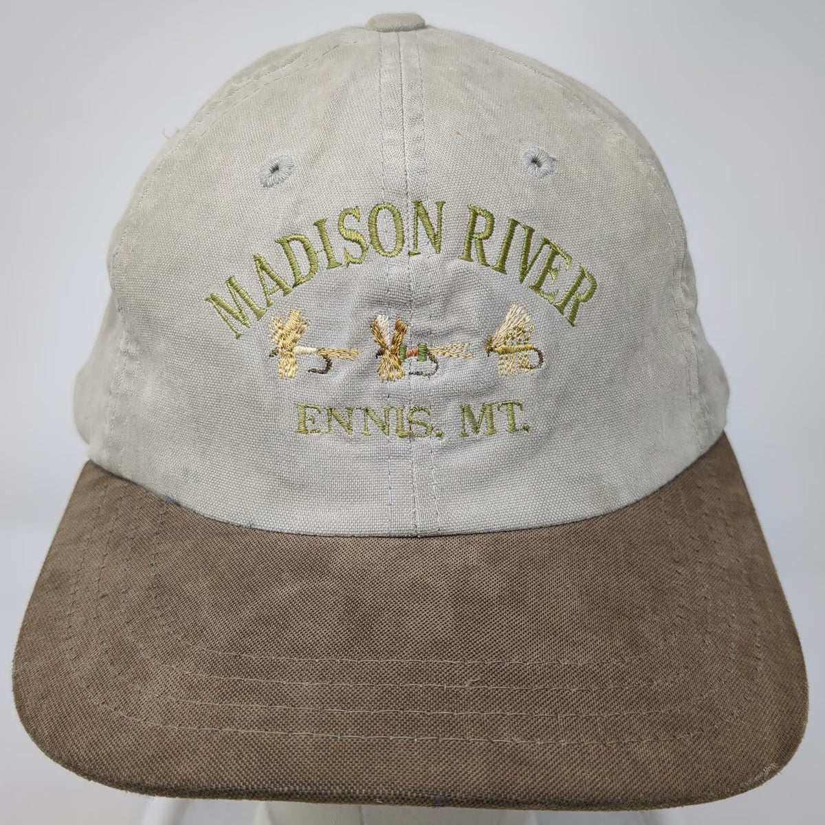 Imperial Baseball Cap Beige Brown One Size Madison River Ennis MT Fly Fishing