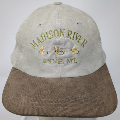 Imperial Baseball Cap Beige Brown One Size Madison River Ennis MT Fly Fishing