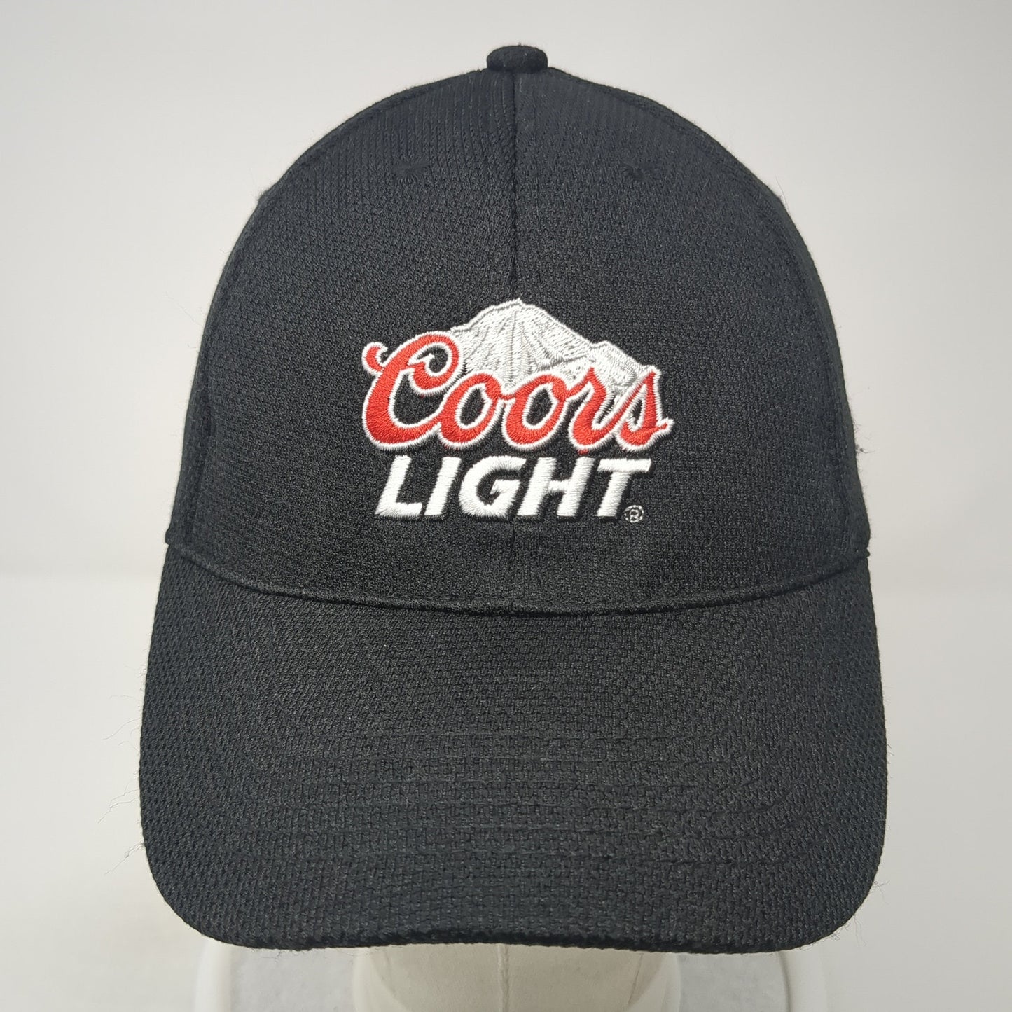 Coors Light Fitted Hat Black One Size Embroidered Solid 6 Panel Acme