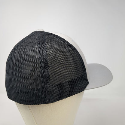 Port Authority Acura Baseball Cap Gray M Mesh Back Flexfit Black Silver Hat