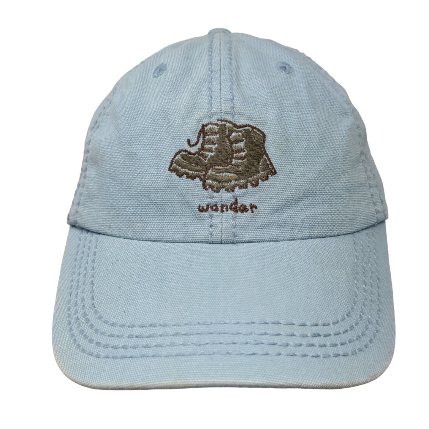 Life is Good Women's Slideback Hat Blue Adjustable Embroidered Logo Cotton