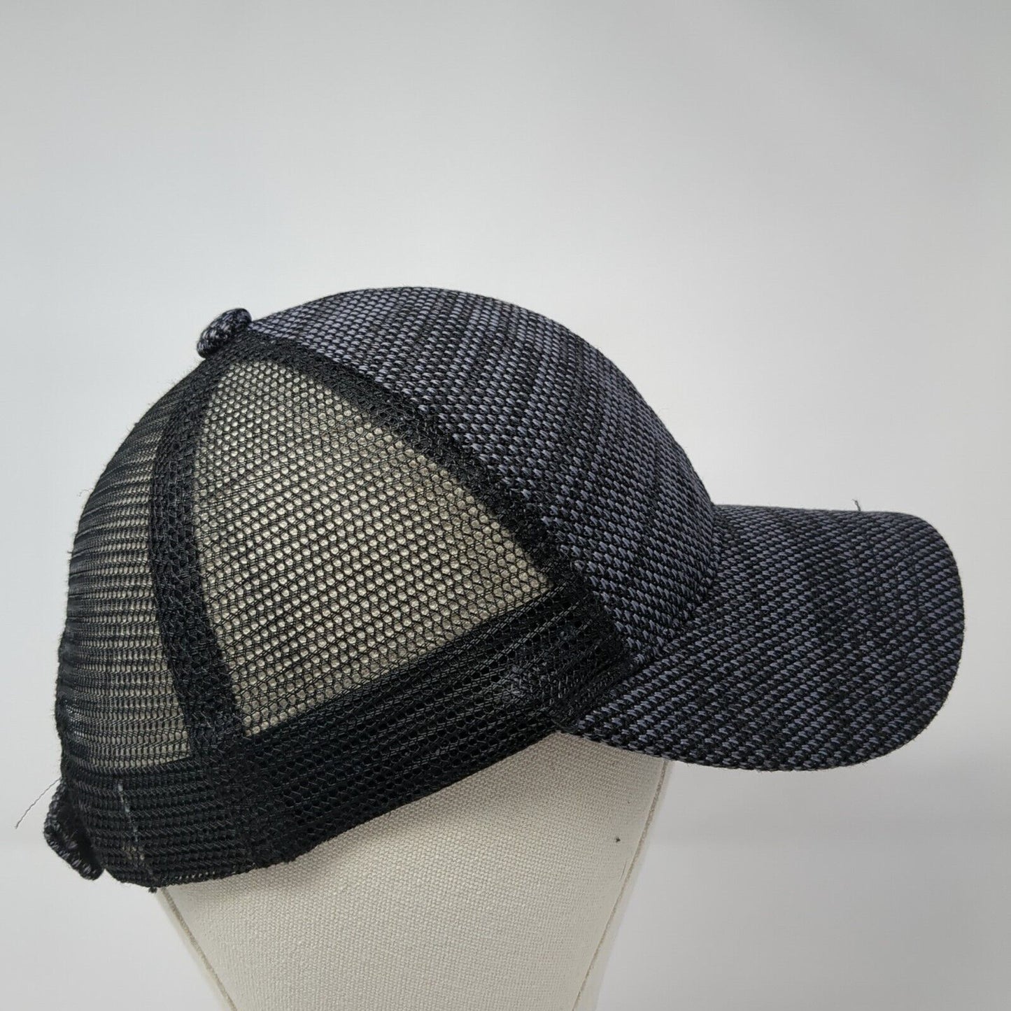 C.C Exclusives Strapback Mesh Back Trucker Hat Gray One Size 6 Panel