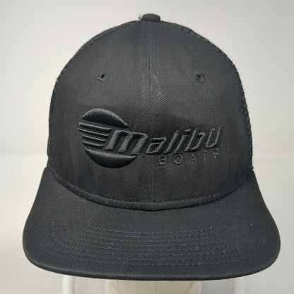 New Era Snapback Black One Size Malibu Boats Mesh Back Trucker Hat 9FIFTY
