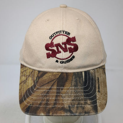 Kati Sportcap SNS Outfitter & Guides Hat Beige Camo Baseball Cap One Size Strap