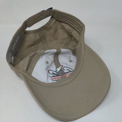 Arnold Palmer Invitational Bay 2022 Hill Strapback Hat Tan One Size Classic Fit