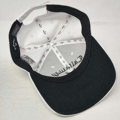 Callaway Baseball Cap White One Size Future Champions Golf Patch Strapback Hat