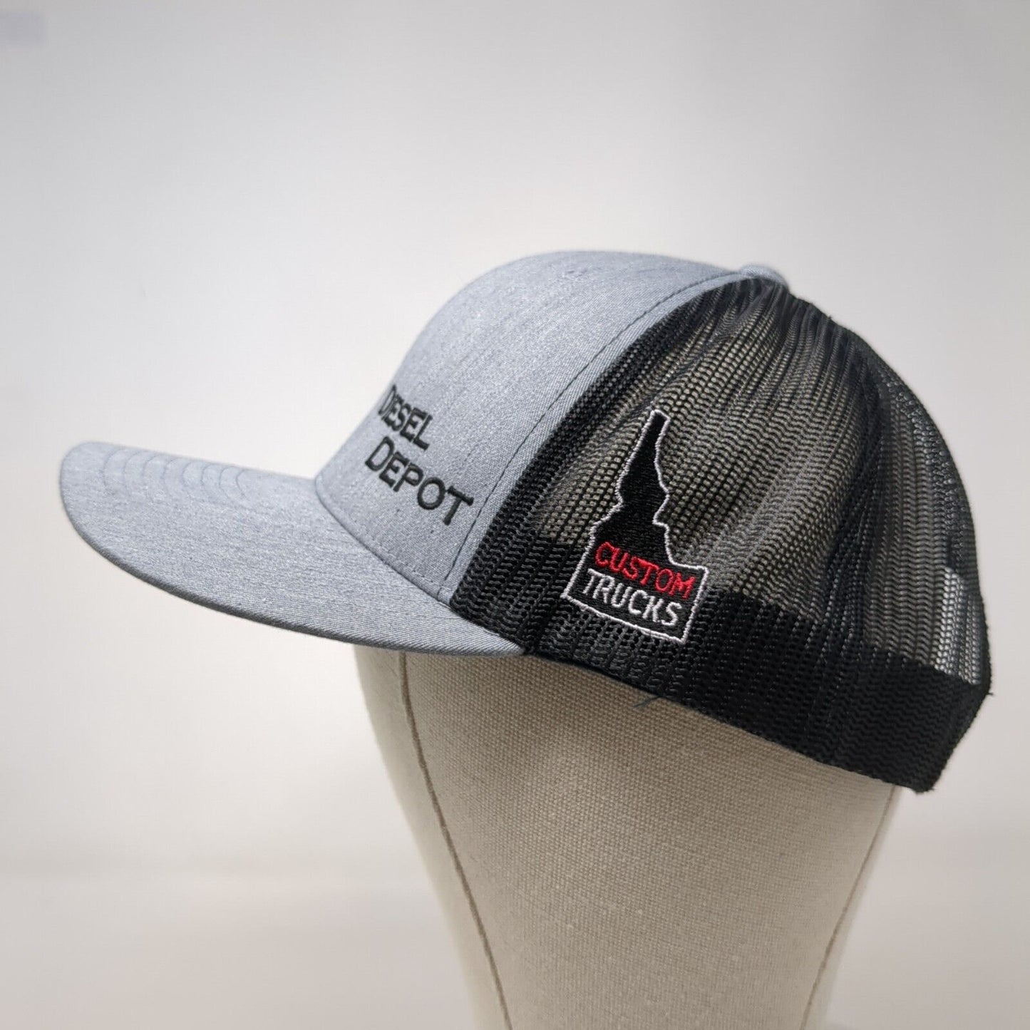 Diesel Depot Unbranded Trucker Hat Gray One Size Adjustable The Classics Yupoong