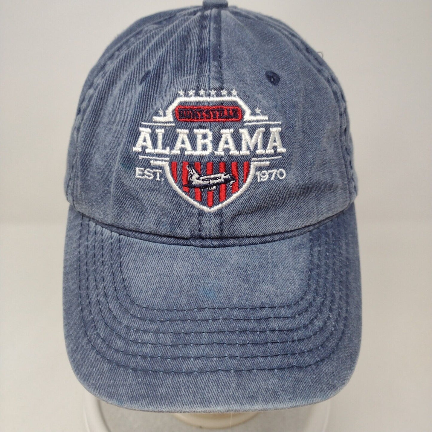 Alabama Huntsville Est. 1970 Slideback Hat Blue One Size Embroidered Ace USA