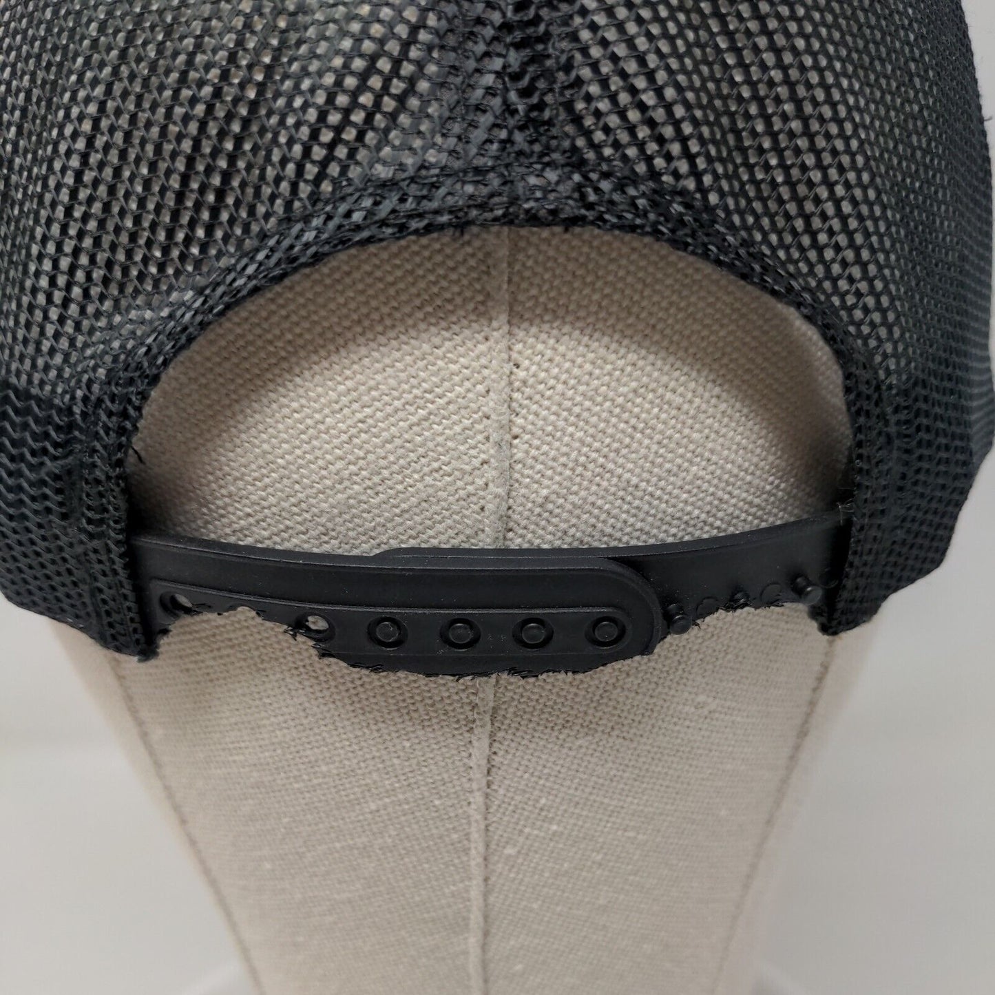 Port Authority Snapback Trucker Hat Gray One Size Adjustable Embroidered