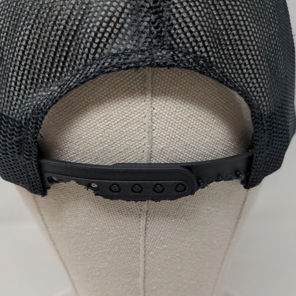 Port Authority Snapback Trucker Hat Gray One Size Adjustable Embroidered