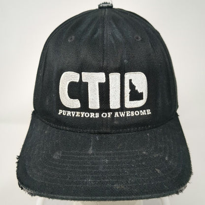 Yupoong Snapback Hat Black One Size CTID Purveyors Of Awesome Idaho State Logo
