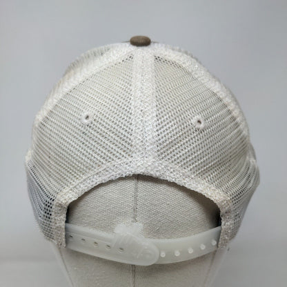 Guy Harvey Snapback Mesh Back Trucker Hat Brown One Size Colorblock