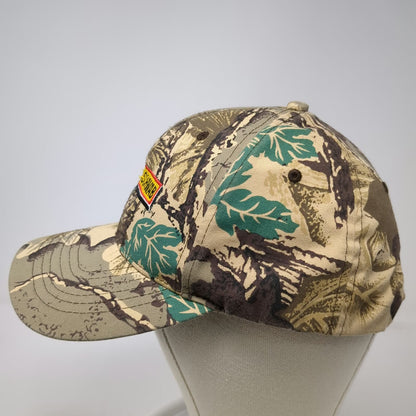 Quality Go USA Snapback Hat Green One Size Les Schwab Tires Camo Logo Outdoor
