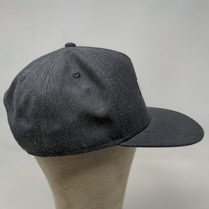 Otto Men's Snapback Hat Gray OSFM Embroidered Outcry Tour Logo Acrylic Wool