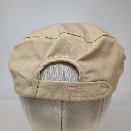 Landmark Sportswear Texace La Quinta Beige Newsboy Cap Hat Tree OSFM Vintage