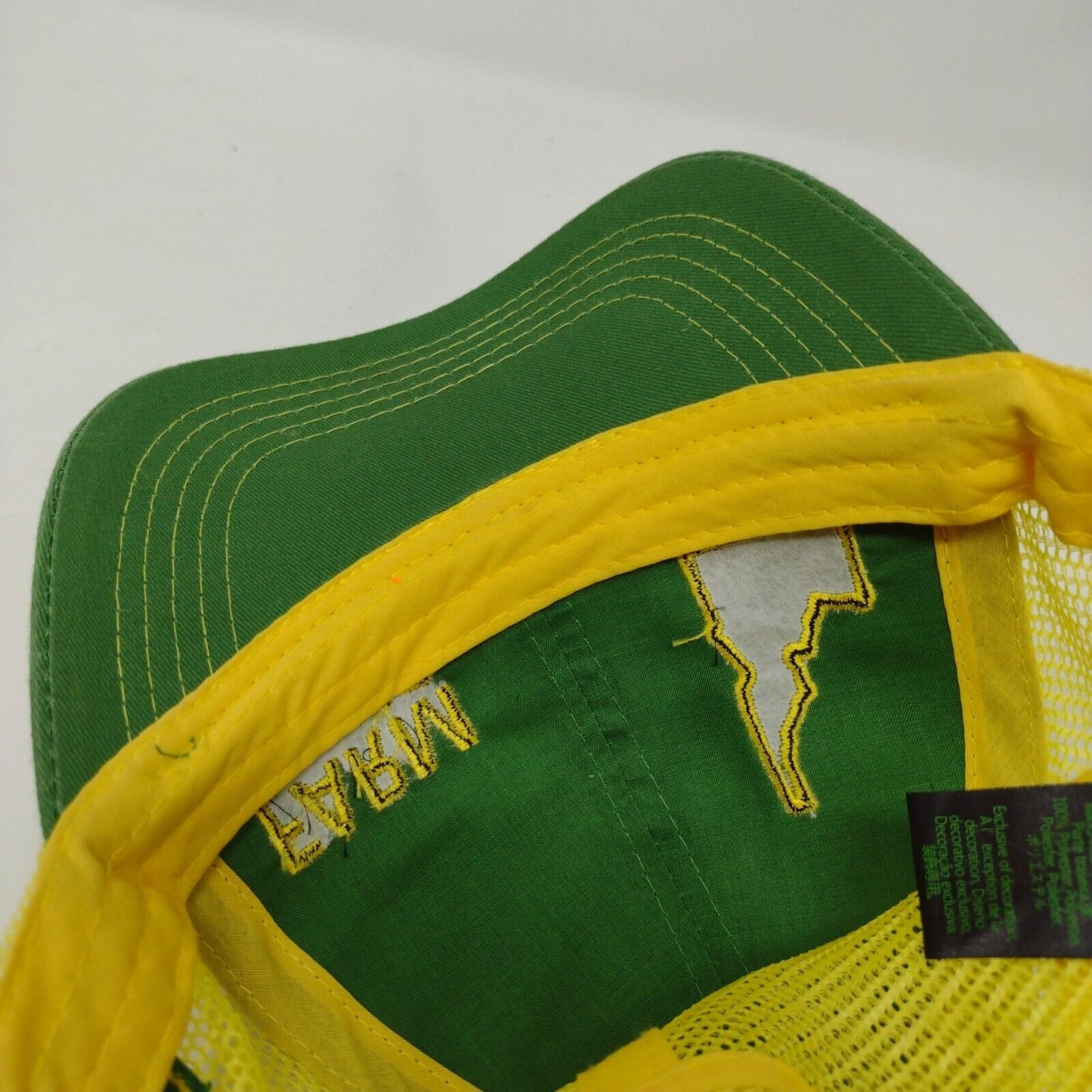 Farm Idaho Snapback Trucker Hat Multicolor OSFM Mesh Back John Deere