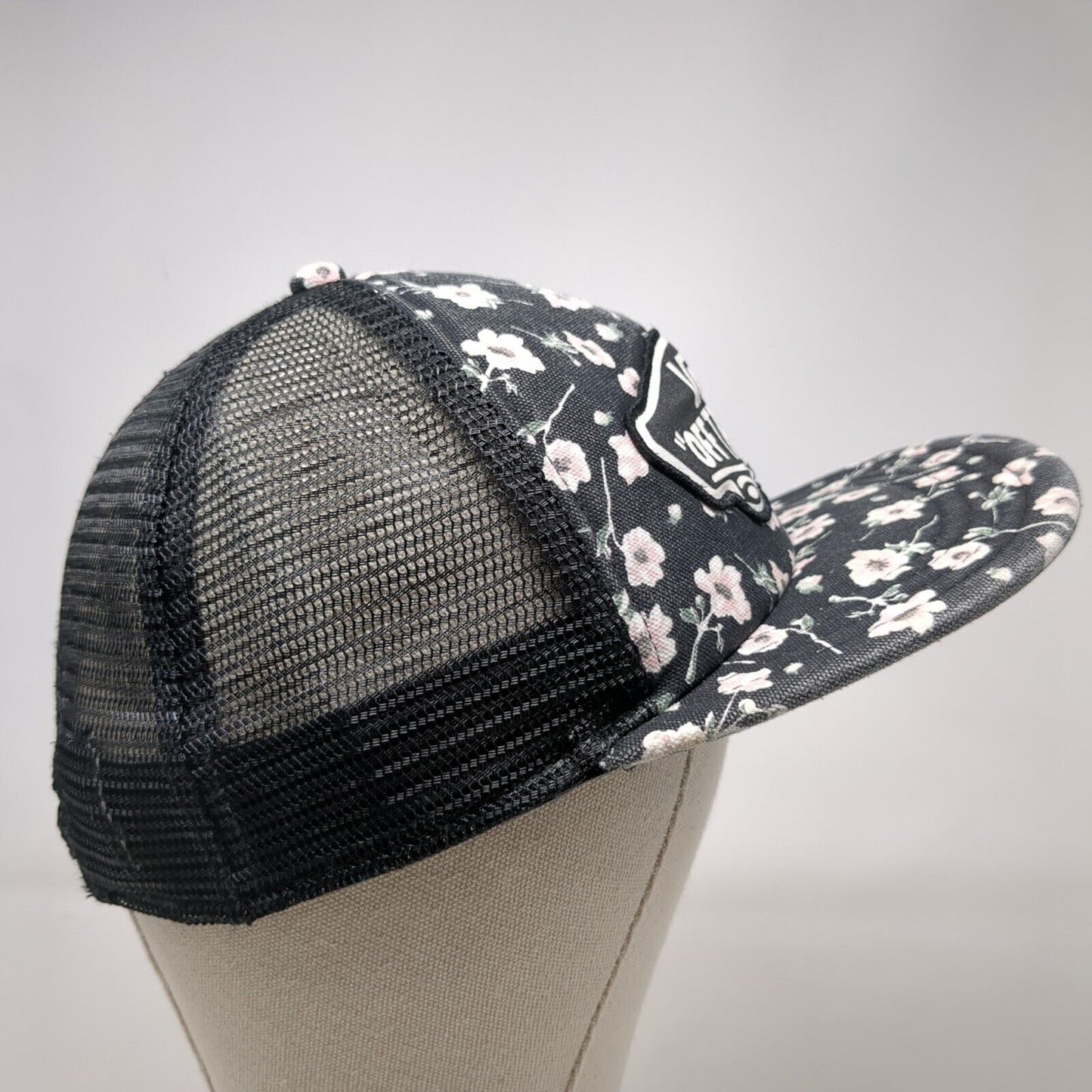 VANS Off The Wall Snapback Trucker Hat Multicolor One Size Floral Mesh Back