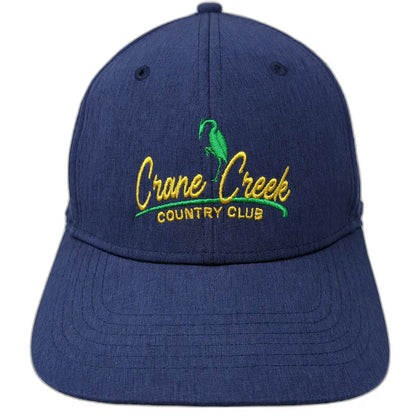 Legendary Snapback Blue Hat One Size Crane Creek Country Club Golf Performance
